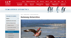 Desktop Screenshot of anta.canterbury.ac.nz