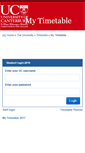Mobile Screenshot of mytimetable.canterbury.ac.nz