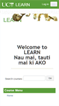 Mobile Screenshot of learn.canterbury.ac.nz